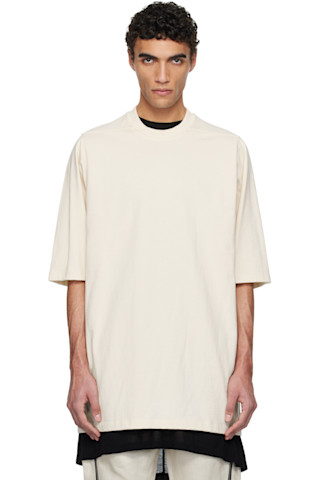 【関税込み】Rick Owens グレー Hollywood  Tシャツ Rick Owens - Hollywood Jumbo Double Level LS T-Shirt | HBX