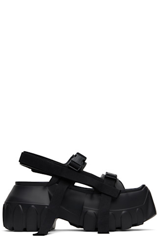 【付属品なし】Rick Owens スポーツサンダル ブラック/ホワイト 46 付属品なし】Rick Owens スポーツサンダル ブラック/ホワイト 46