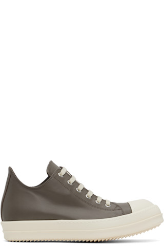 【関税込み】Rick Owens グレー Hollywood スニーカー Gray Hollywood Low Sneakers by Rick Owens on Sale