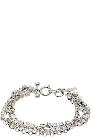 【Justine Clenquet】大人気★Liv Crystal リヴブレスレット Justine Clenquetのシルバー Liv クリスタル ブレスレットがセール中