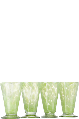 Soho Home - Green Purton Highball Set, 4 pcs