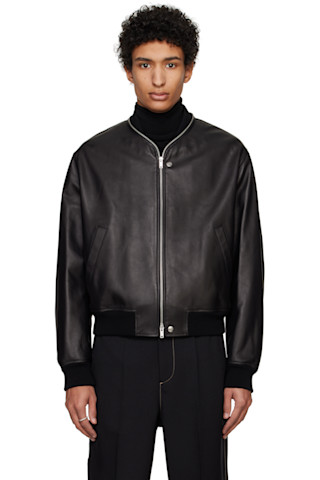 【関税込み】JIL SANDER Leather bomber jacket 251249M181000_1.jpg