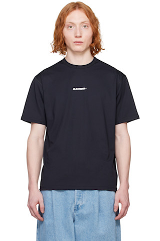 【Jil Sander】ブラック Active ジャージ Tシャツ Jil Sander: ブラック Active ジャージ Tシャツ | SSENSE 日本