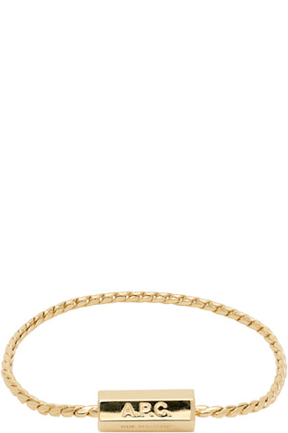 【送料関税込】A.P.C. Gold Angle Bracelet Gold Angle Bracelet by A.P.C. on Sale