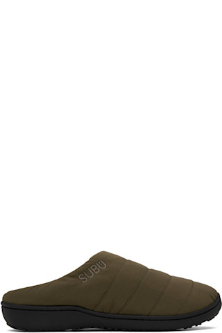 【関税込み】A.P.C. SUBUエディション カーキ F-Line スリッパ A.P.C.のSUBUエディション カーキ F-Line スリッパがセール中