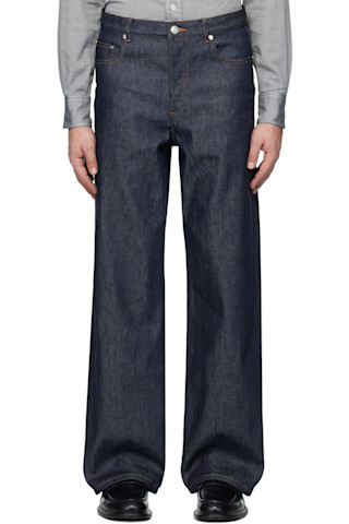 A.P.C.: Indigo Aaron Jeans | SSENSE