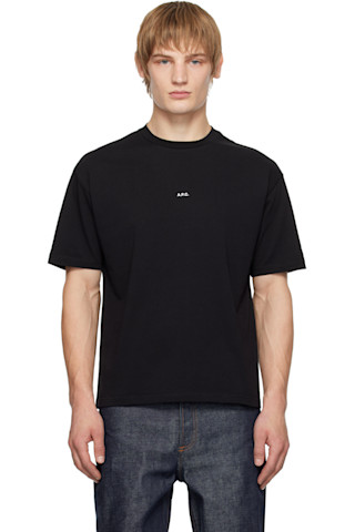 【関税込み】A.P.C. ホワイト Boxy Printed Micro Logo Tシャツ A.P.C. アーペーセー レディース 半袖Tシャツ BOXY MICRO LOGO T