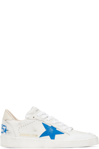 Golden Goose: White Ball Star Sneakers | SSENSE