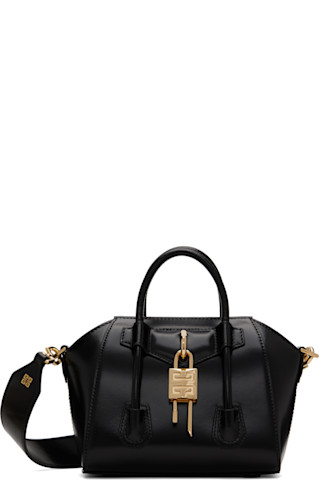 VIP◆関税送料込◆25SS◆【GIVENCHY】TOY ANTIGONA LOCK HANDBAG Black Antigona Toy Lock Bag by Givenchy on Sale