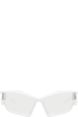 【関税込み】Givenchy ホワイト Giv Cut サングラス White Giv Cut Sunglasses by Givenchy on Sale