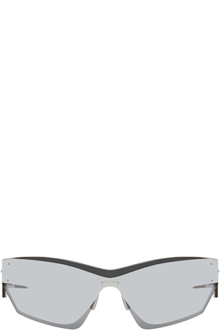 【関税込み】Givenchy ホワイト Giv Cut サングラス Givenchy Transparent Giv Cut Sunglasses In Crystal/smoke