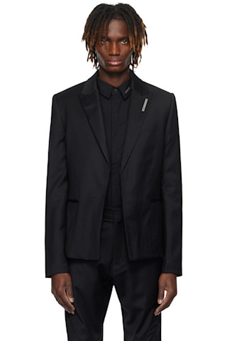 HELIOT EMIL カラビナテーラードジャケット 48 L HELIOT EMILのブラック Inertia テーラードジャケットがセール中