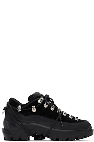 HELIOT EMIL: ブラック Low Hiking ブーツ | SSENSE 日本 HELIOT EMIL: ブラック Low Hiking ブーツ | SSENSE 日本
