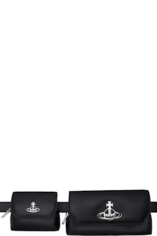 【関税込み】Vivienne Westwood ブラック マルチポーチ ベルト Vivienne Westwoodのブラック マルチポーチ ベルトがセール中