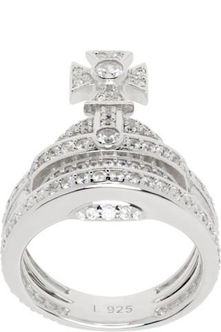 Vivienne Westwood: Silver Orb Ring | SSENSE