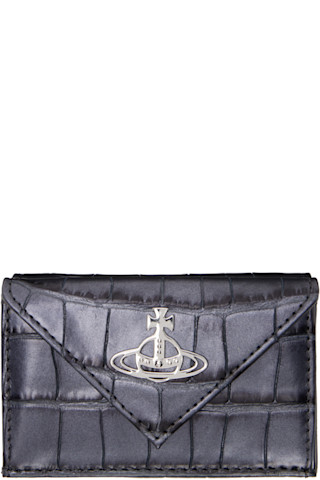 ★Vivienne Westwood★ ガンメタル Envelope Billfold 財布 Vivienne Westwoodのガンメタル Envelope Billfold 財布がセール中