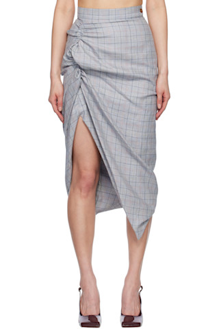 VIVIENNE WESTWOOD スカート Satin midi skirt971154 Satin midi skirt in black - Vivienne Westwood | Mytheresa