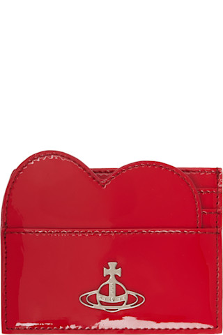 【関税込み】Vivienne Westwood レッド Heart カードケース Vivienne Westwoodのレッド Heart カードケースがセール中