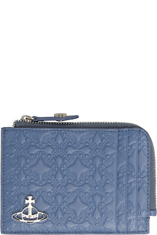 【関税込み】Vivienne Westwood ブルー ジップカードケース Vivienne Westwoodのブルー ジップカードケースがセール中