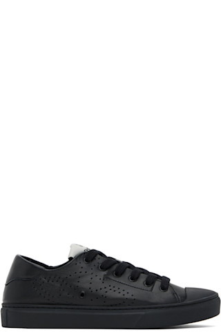 スニーカー Vivienne Westwood Classic Punch Trainer Low Top Sneakers Bla Black Low-Top Soft Punch Trainer Sneakers by Vivienne