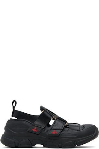 Vivienne Westwood/ブラック Catch Stomper スニーカー Black Catch Stomper Sneakers by Vivienne Westwood on Sale