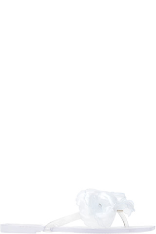 Transparent Silicone Flower Flip-Flops by Coperni on Sale