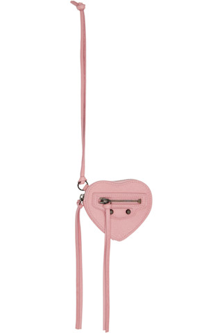 【 BALENCIAGA 】 Le City チャーム ハートボックス Heart Box Pink 'Le City' Charm Heart Box Bag Charm by Balenciaga on Sale