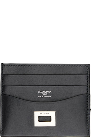 【関税込み】Balenciaga ブラック Rodeo カードケース Balenciaga: ブラック Rodeo カードケース | SSENSE 日本