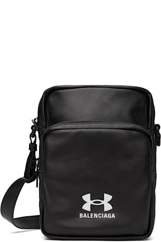 ショルダーバッグ Balenciaga Under Armour Crossbody Bag In Nappa Black Under Armour Edition Crossbody Pouch by Balenciaga on Sale