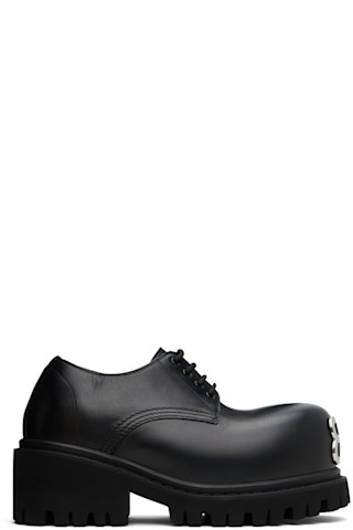 関税負担なし☆BALENCIAGA バレンシアガ メンズ Stomperダービー BALENCIAGA】STOMPER ダービー ソフトブルスキン 厚底