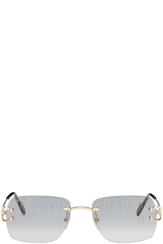 【Cartier】リムレス サングラス ☆関税送料込み☆ Cartier(カルティエ)】定番サングラス 送料/関税込み (Cartier
