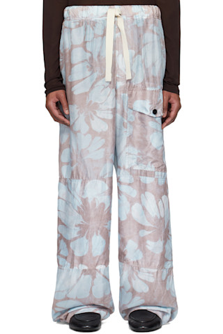【Dries Van Noten】ポーシャス・フローラル・ジャカードパンツ 251358M188024_1.jpg