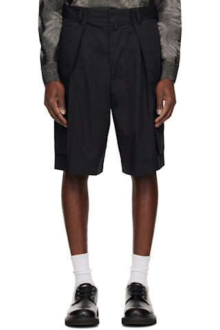 ラストチャンス【DRIES VAN NOTEN】コットン カーゴ ショーツ 251358M193012_1.jpg