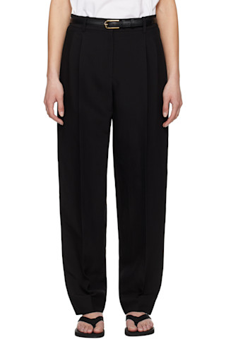 The Rowのブラック Lilas トラウザーズがセール中