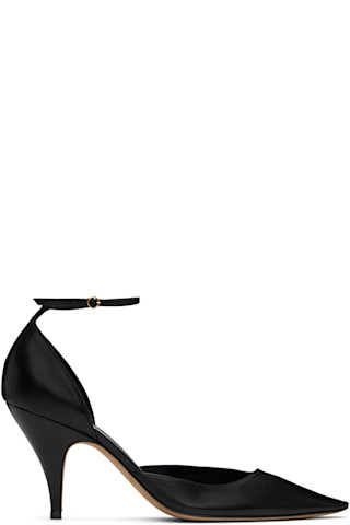 【関税込み】The Row ブラック Liisa D'Orsay パンプス 251359F122008_1.jpg