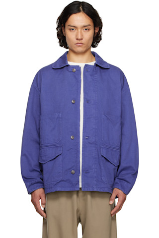 The Row: Blue Josha Jacket | SSENSE Canada The Row: Blue Josha Jacket | SSENSE Canada