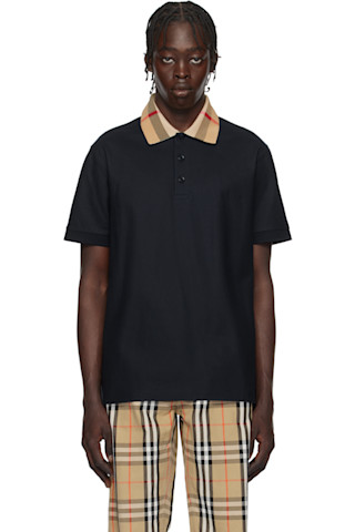 Burberry ネイビー ポロシャツ Mサイズ 新品(USサイズ) 523FD889-A37E-42F1-A379-