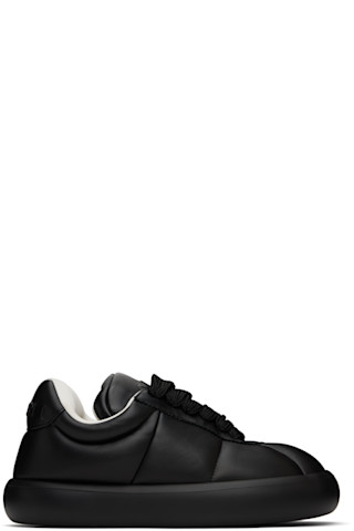 Marni: ブラック BigFoot 2.0 レザースニーカー | SSENSE 日本 Marni: ブラック BigFoot 2.0 レザースニーカー | SSENSE 日本