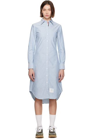 【関税&送料込】Thom Browne Navy Blue Cotton T-Shirt Dress Organic Cotton Knitted Tee Shirt Dress – United By Blue