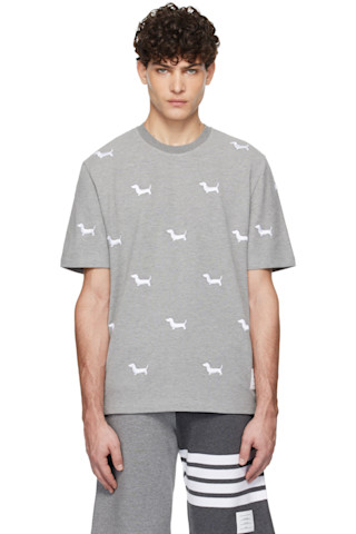 THOM BROWNE グレー Tシャツ 251381M213022_1.jpg