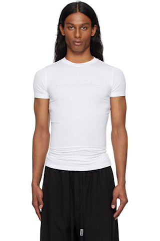 Ludovic de Saint Sernin: White Stud T-shirt | SSENSE Ludovic de Saint Sernin: White Stud T-shirt | SSENSE