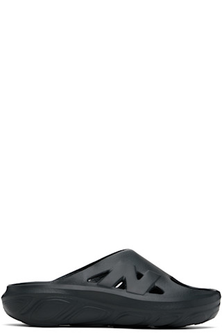 ■New Balance■ NBPFFS116B FRESHFOAM RECOVERY SLIDE BLACK NB Black Fresh Foam RCVRY Slides by New Balance on Sale