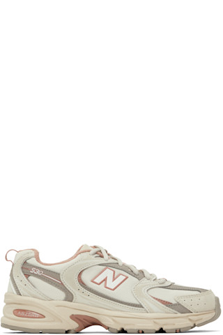 【関税込み】New Balance グレー&ピンク 530 スニーカー New Balance: グレー&ピンク 530 スニーカー | SSENSE 日本