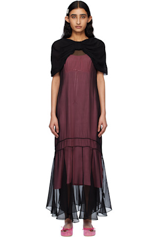 Simone Rocha x  フリルトップス SIMONE ROCHA Crystal-embellished stretch-jersey top | NET-A