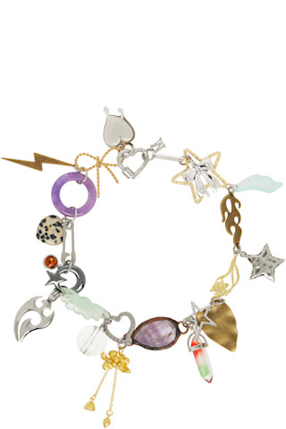 Marland backus チャーム付きシルバーネックレス Marland backus チャーム付きシルバーネックレス