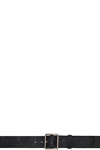 RRL: ブラック ディストレスレザー ベルト | SSENSE 日本