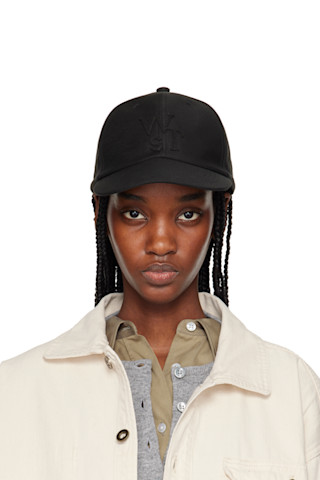 sacai: Black WTAPS Edition Cotton Back Satin Cap | SSENSE sacai: Black WTAPS Edition Cotton Back Satin Cap | SSENSE