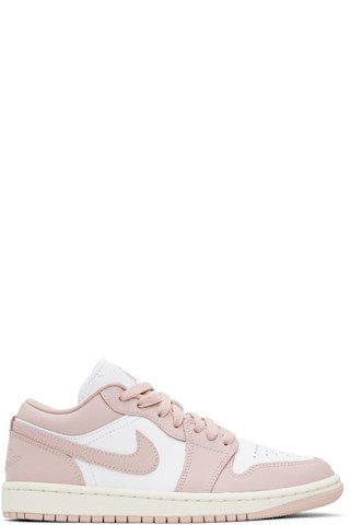 nike jordan pink white