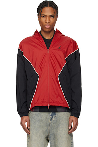 Nike Jordan: レッド＆ブラック Jordan Brooklyn Hooded Draft
