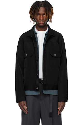 Doeskin×Double-Faced Silk Cotton Jacket Doeskin x Double-Faced Silk Cotton Jacket | sacai Official